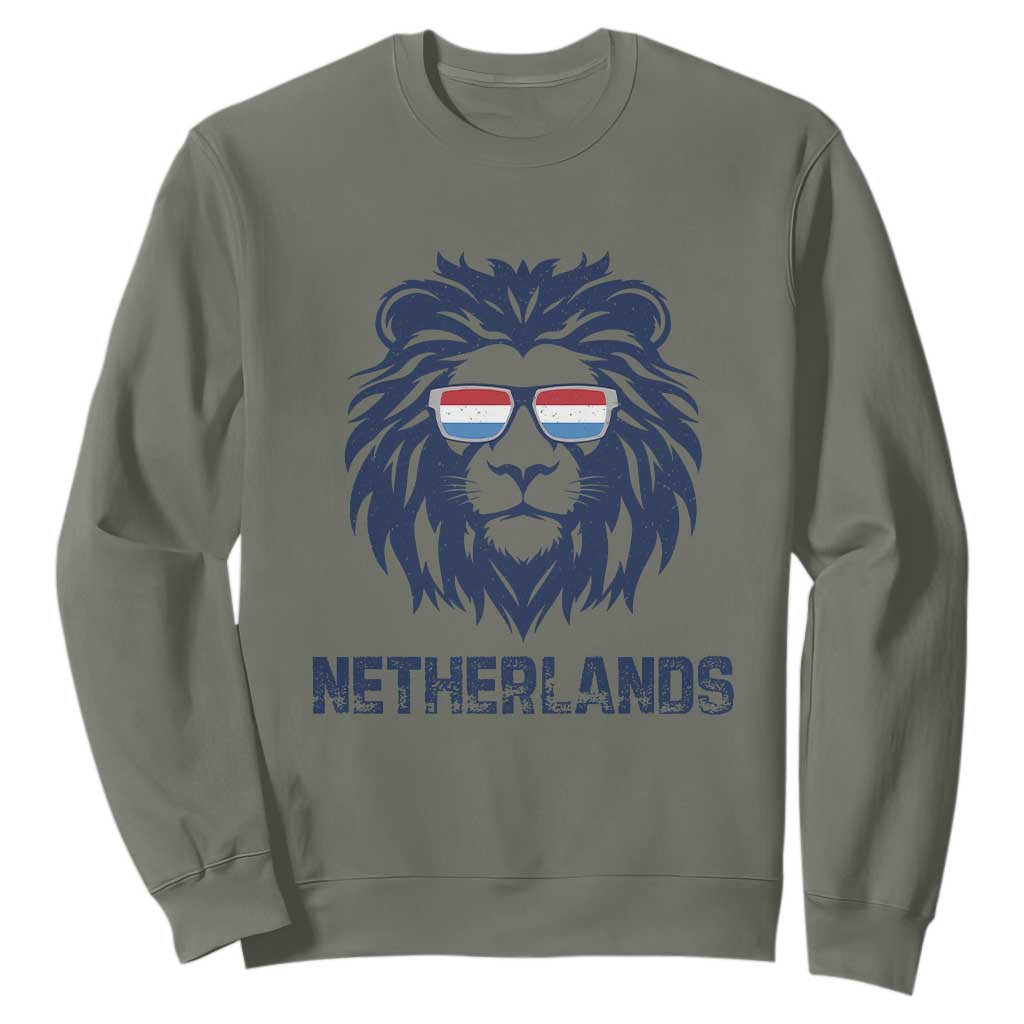 Cool Dutch Lion With Sunglasses Sweatshirt Netherlands Pride Gift