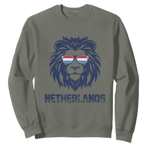 Cool Dutch Lion With Sunglasses Sweatshirt Netherlands Pride Gift