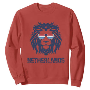 Cool Dutch Lion With Sunglasses Sweatshirt Netherlands Pride Gift