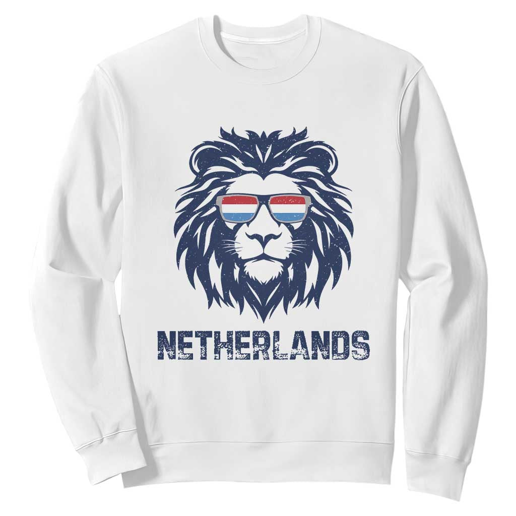 Cool Dutch Lion With Sunglasses Sweatshirt Netherlands Pride Gift
