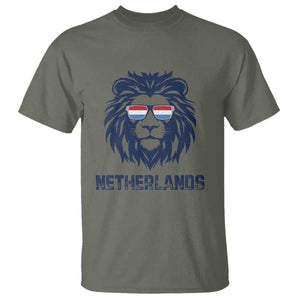 Cool Dutch Lion With Sunglasses T Shirt Netherlands Pride Gift