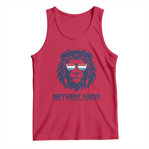 Cool Dutch Lion With Sunglasses Tank Top Netherlands Pride Gift