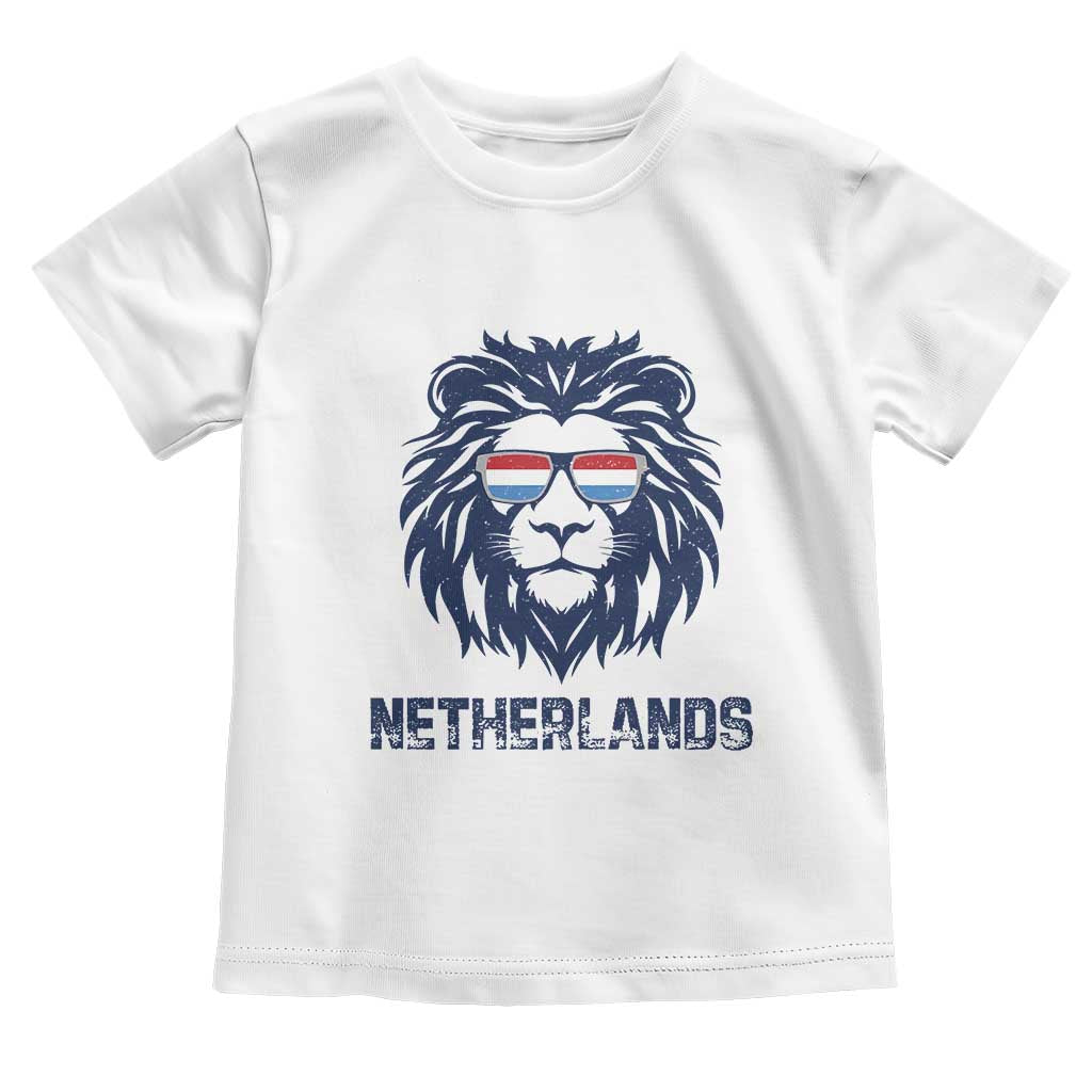 Cool Dutch Lion With Sunglasses Toddler T Shirt Netherlands Pride Gift