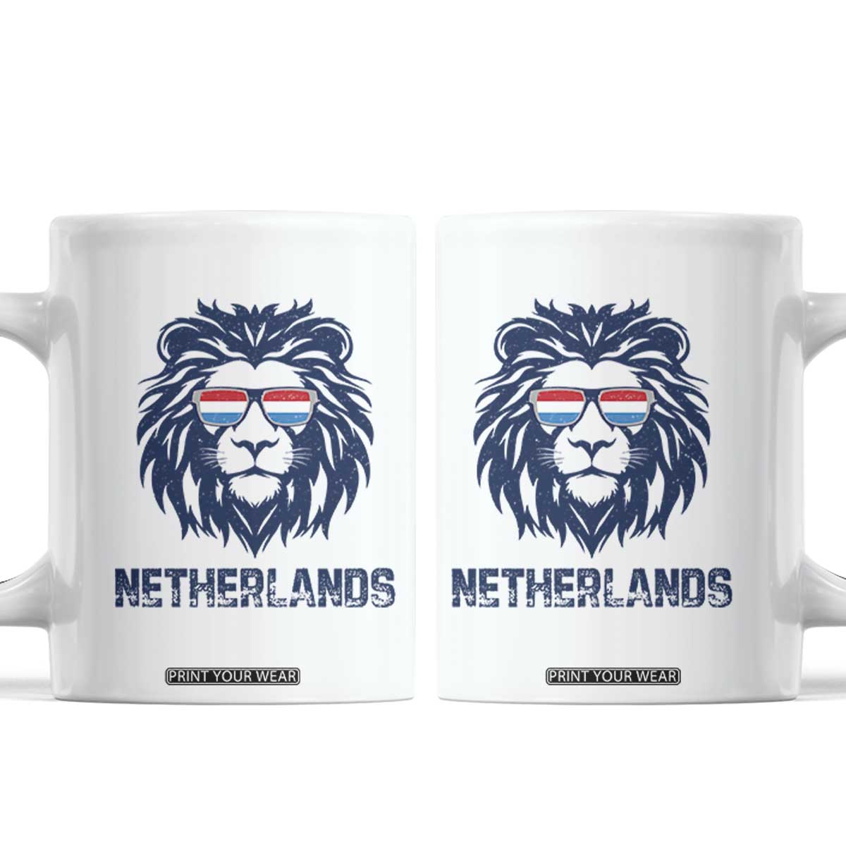 Cool Dutch Lion With Sunglasses Coffee Mug Netherlands Pride Gift