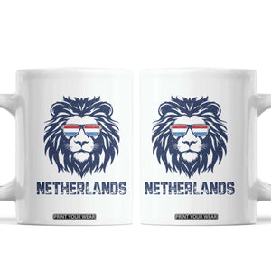 Cool Dutch Lion With Sunglasses Coffee Mug Netherlands Pride Gift
