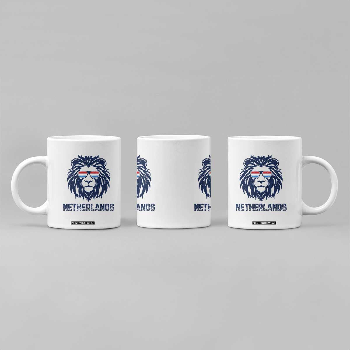 Cool Dutch Lion With Sunglasses Coffee Mug Netherlands Pride Gift