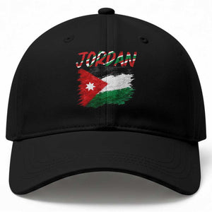 Vintage Jordan Pride Baseball Cap Proud Jordanian Roots Gift