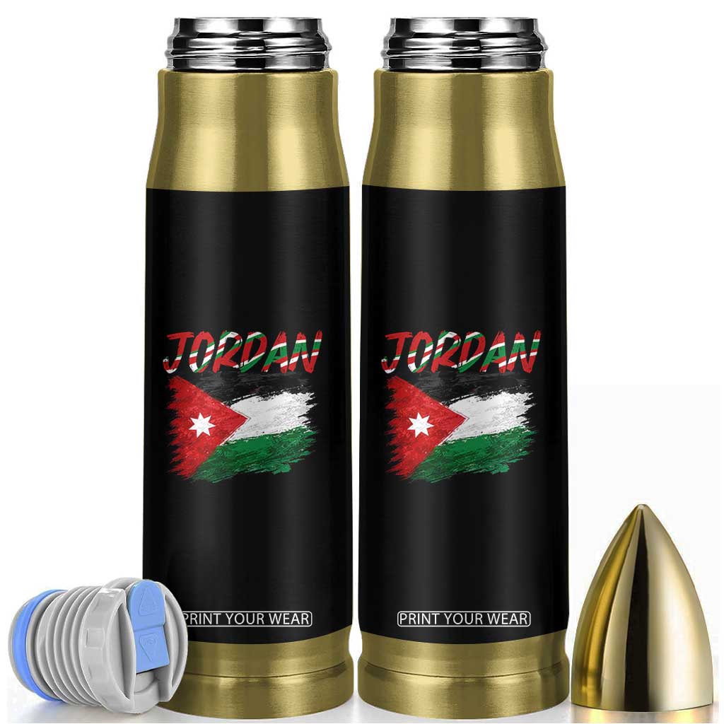 Vintage Jordan Pride Bullet Tumbler Proud Jordanian Roots Gift