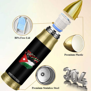 Vintage Jordan Pride Bullet Tumbler Proud Jordanian Roots Gift