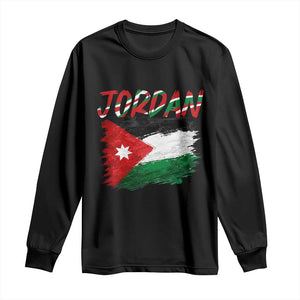 Vintage Jordan Pride Long Sleeve Shirt Proud Jordanian Roots Gift
