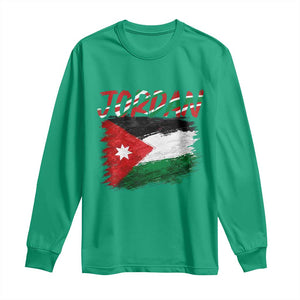 Vintage Jordan Pride Long Sleeve Shirt Proud Jordanian Roots Gift