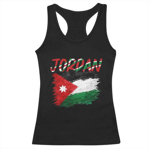 Vintage Jordan Pride Racerback Tank Top Proud Jordanian Roots Gift