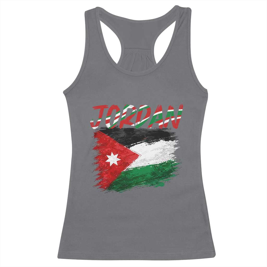 Vintage Jordan Pride Racerback Tank Top Proud Jordanian Roots Gift