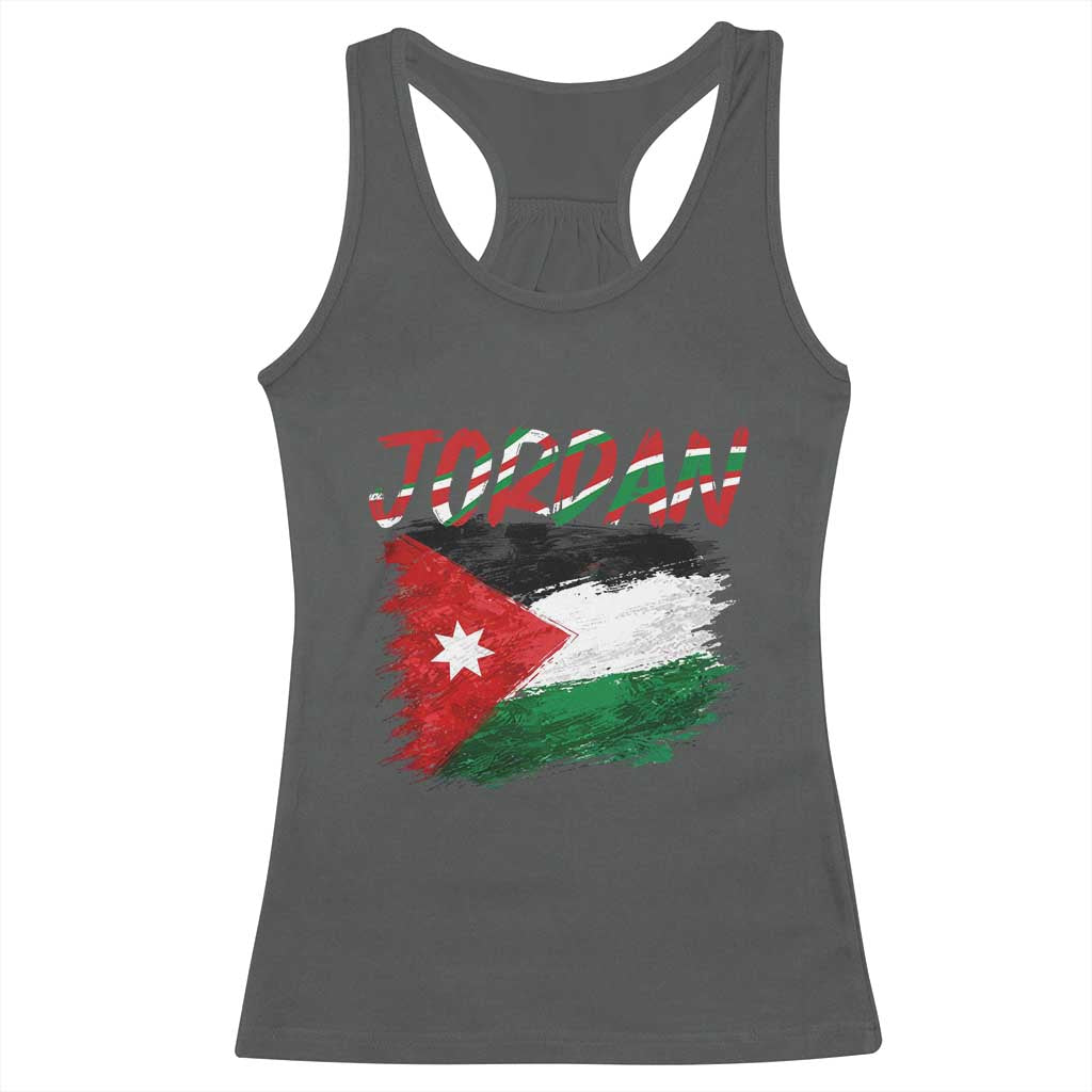 Vintage Jordan Pride Racerback Tank Top Proud Jordanian Roots Gift