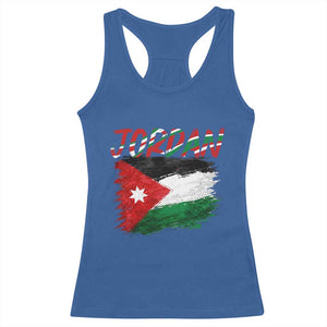 Vintage Jordan Pride Racerback Tank Top Proud Jordanian Roots Gift