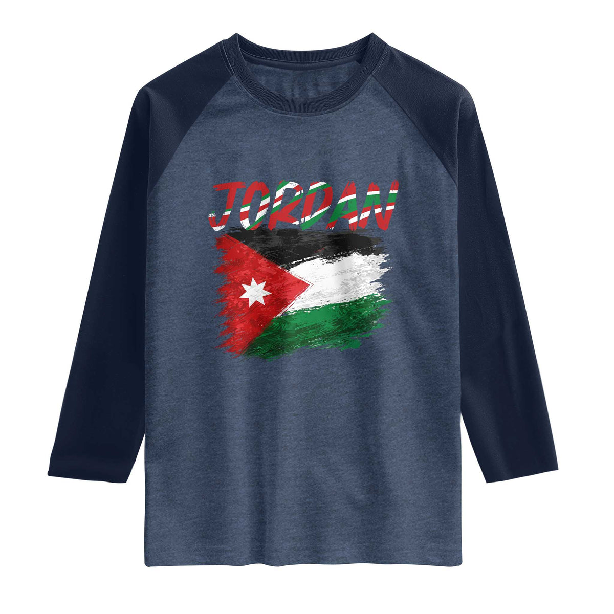 Vintage Jordan Pride Raglan Shirt Proud Jordanian Roots Gift