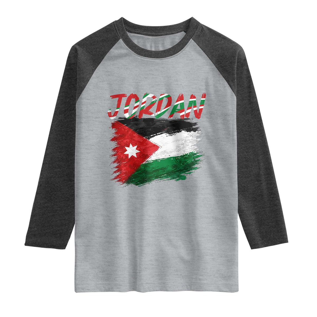 Vintage Jordan Pride Raglan Shirt Proud Jordanian Roots Gift