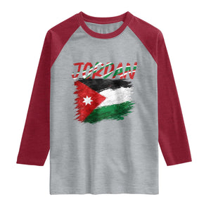 Vintage Jordan Pride Raglan Shirt Proud Jordanian Roots Gift