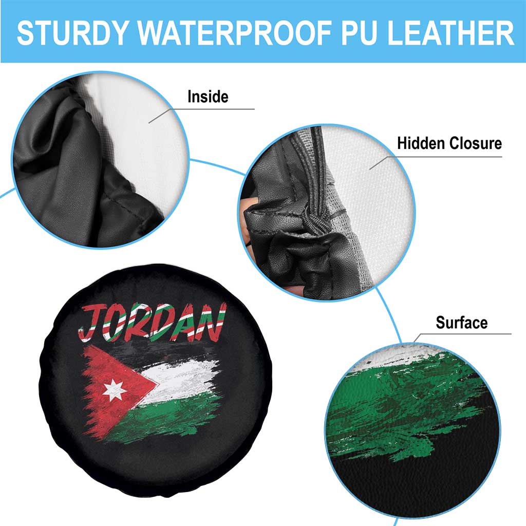Vintage Jordan Pride Spare Tire Cover Proud Jordanian Roots Gift