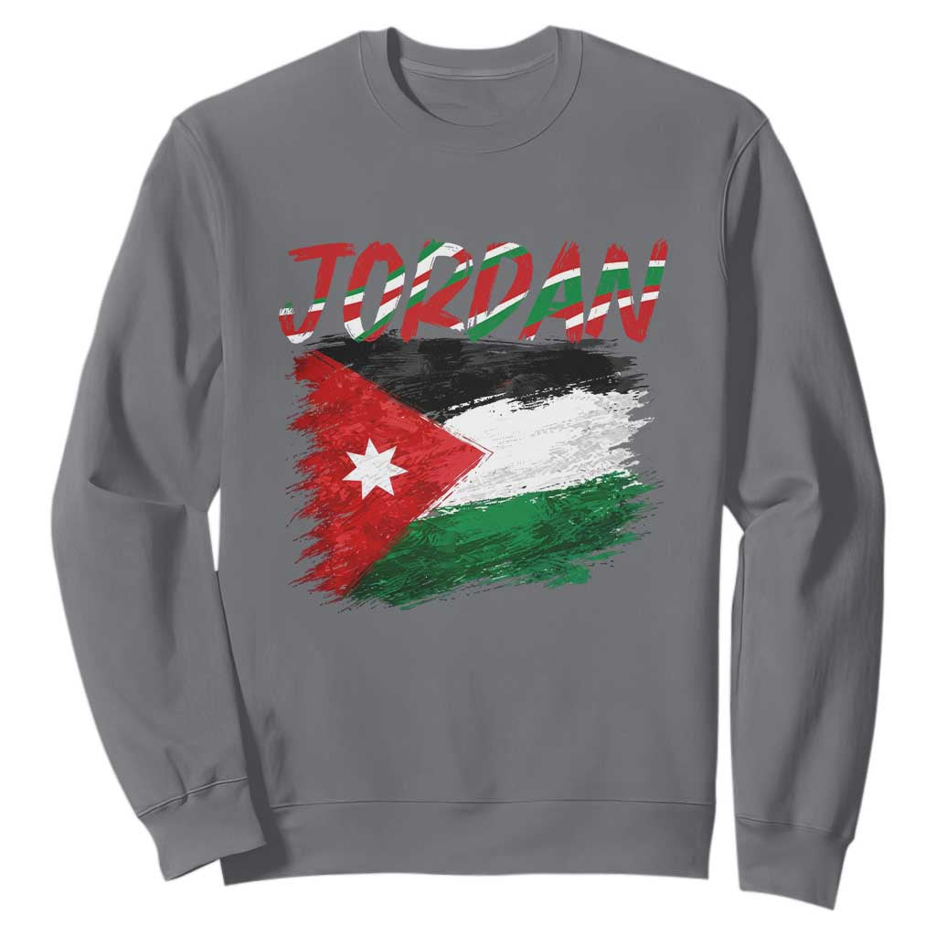 Vintage Jordan Pride Sweatshirt Proud Jordanian Roots Gift