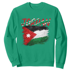 Vintage Jordan Pride Sweatshirt Proud Jordanian Roots Gift