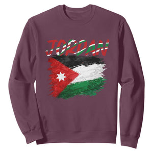 Vintage Jordan Pride Sweatshirt Proud Jordanian Roots Gift