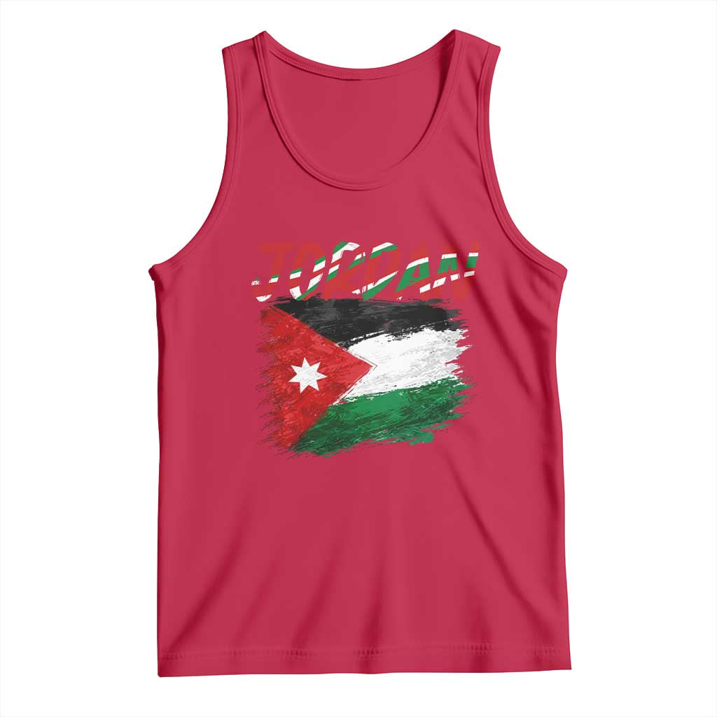 Vintage Jordan Pride Tank Top Proud Jordanian Roots Gift