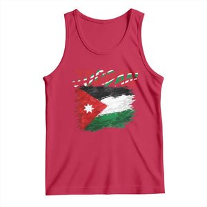 Vintage Jordan Pride Tank Top Proud Jordanian Roots Gift