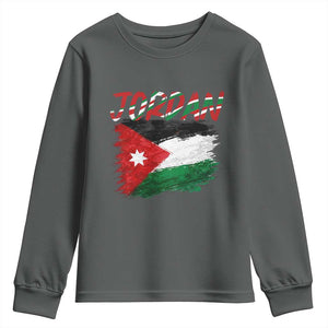 Vintage Jordan Pride Youth Sweatshirt Proud Jordanian Roots Gift