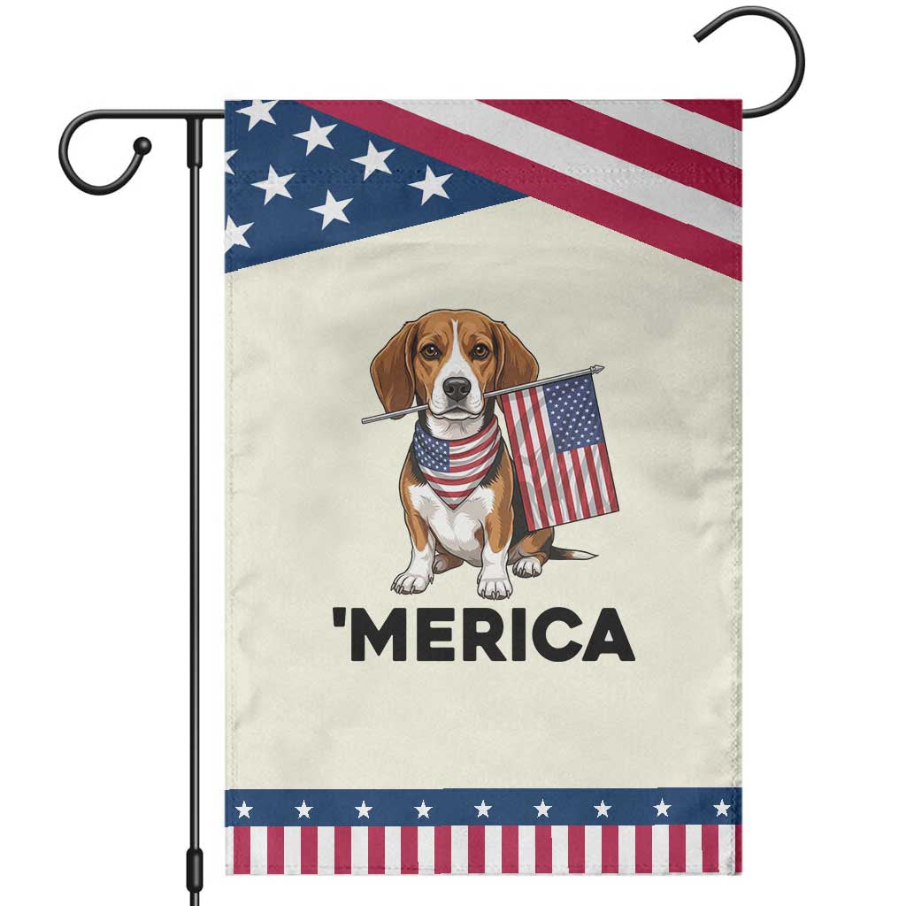 Beagle Lover 4th Of July Dog Patriotic Garden Flag Merica Pride TS12 Modern Beige Blue Print Your Wear