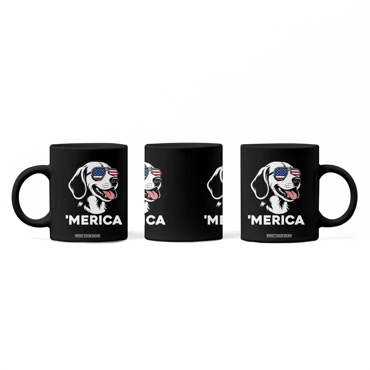 Funny Merica Beagle Lover 4th Of July Coffee Mug Patriotic Dog Gift