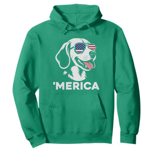 Funny Merica Beagle Lover 4th Of July Hoodie Patriotic Dog Gift