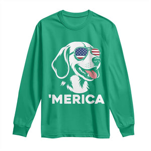Funny Merica Beagle Lover 4th Of July Long Sleeve Shirt Patriotic Dog Gift