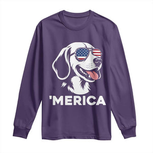 Funny Merica Beagle Lover 4th Of July Long Sleeve Shirt Patriotic Dog Gift