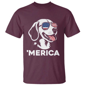 Funny Merica Beagle Lover 4th Of July T Shirt Patriotic Dog Gift