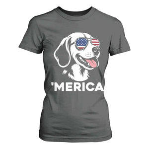 Funny Merica Beagle Lover 4th Of July T Shirt For Women Patriotic Dog Gift