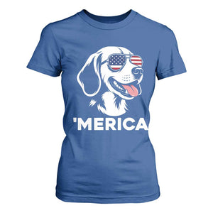 Funny Merica Beagle Lover 4th Of July T Shirt For Women Patriotic Dog Gift