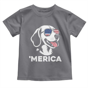 Funny Merica Beagle Lover 4th Of July Toddler T Shirt Patriotic Dog Gift