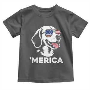 Funny Merica Beagle Lover 4th Of July Toddler T Shirt Patriotic Dog Gift
