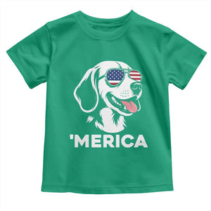 Funny Merica Beagle Lover 4th Of July Toddler T Shirt Patriotic Dog Gift