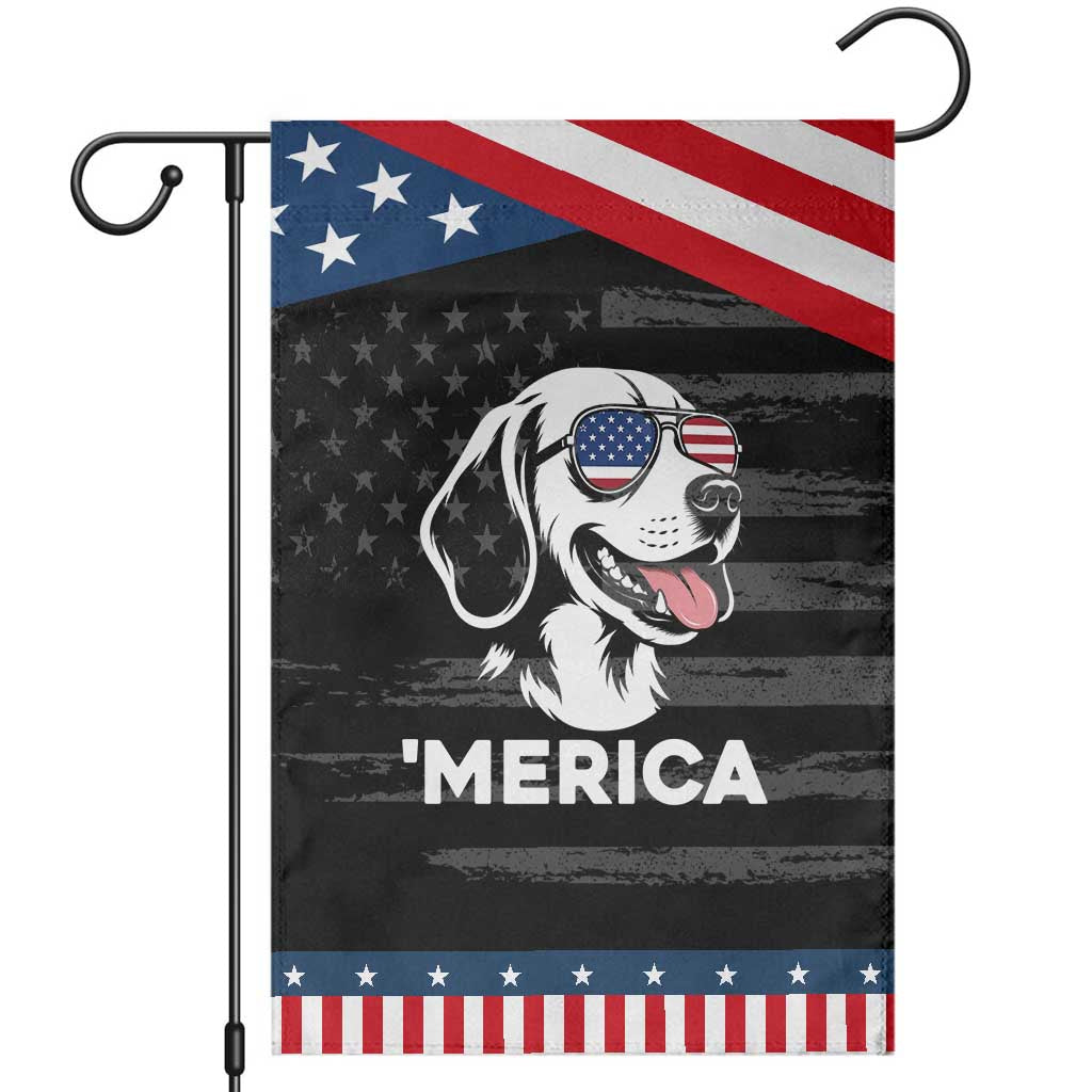 Funny Merica Beagle Lover 4th Of July Patriotic Garden Flag Dog Mom Dad Gift