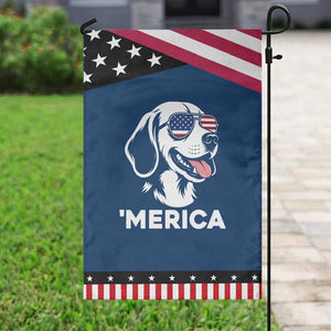 Funny Merica Beagle Lover 4th Of July Patriotic Garden Flag Dog Mom Dad Gift