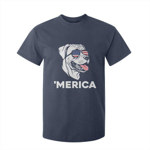 Patriotic Boxer Lover 4th Of July Dog T Shirt For Kid American Flag Merica Pride