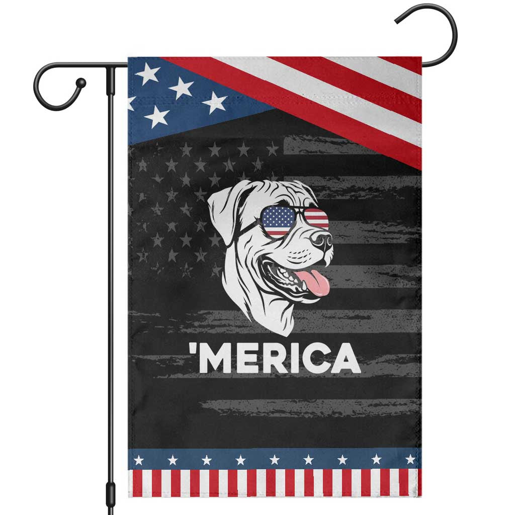 Boxer Lover 4th Of July Dog Patriotic Garden Flag American Flag Merica Pride