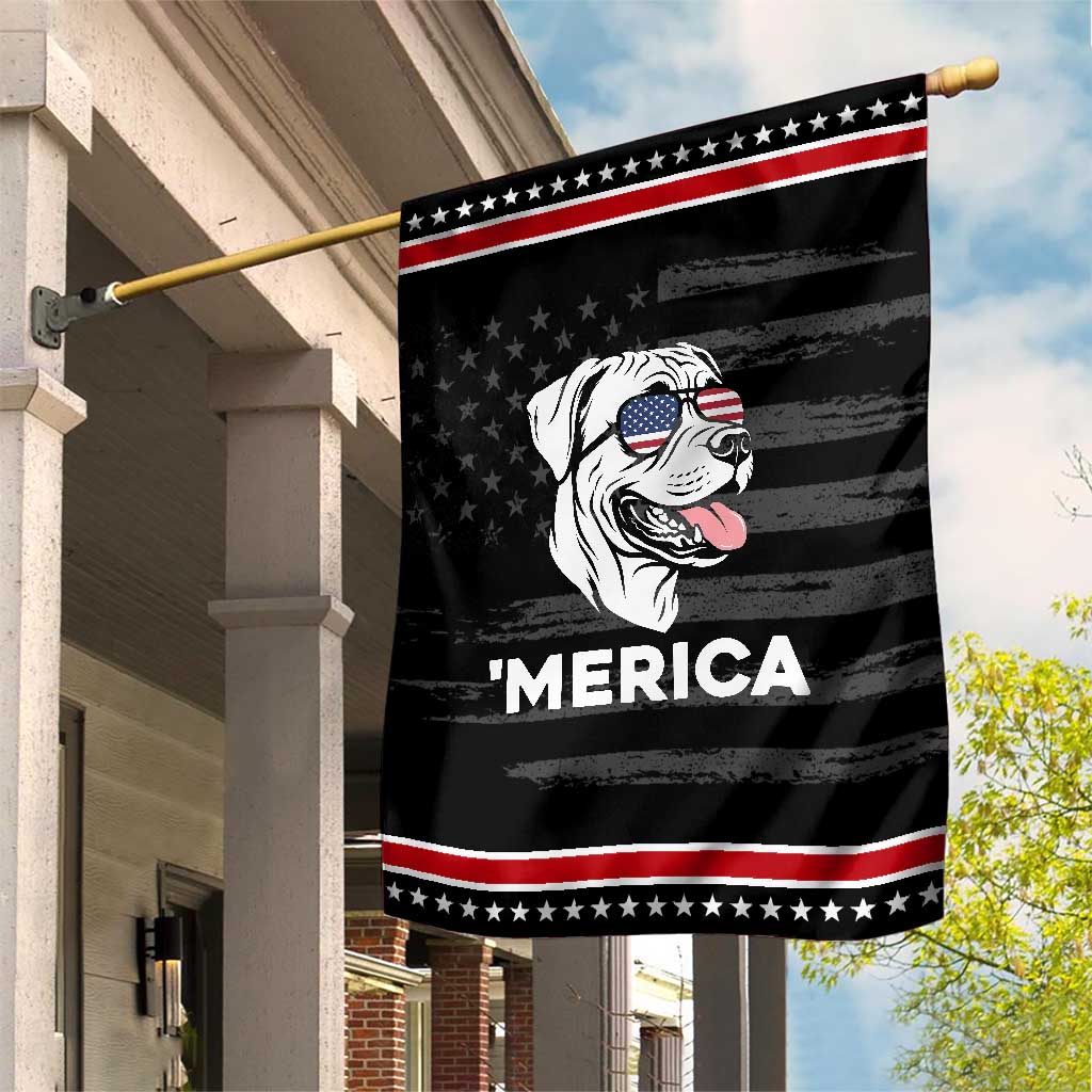 Boxer Lover 4th Of July Dog Patriotic Garden Flag American Flag Merica Pride