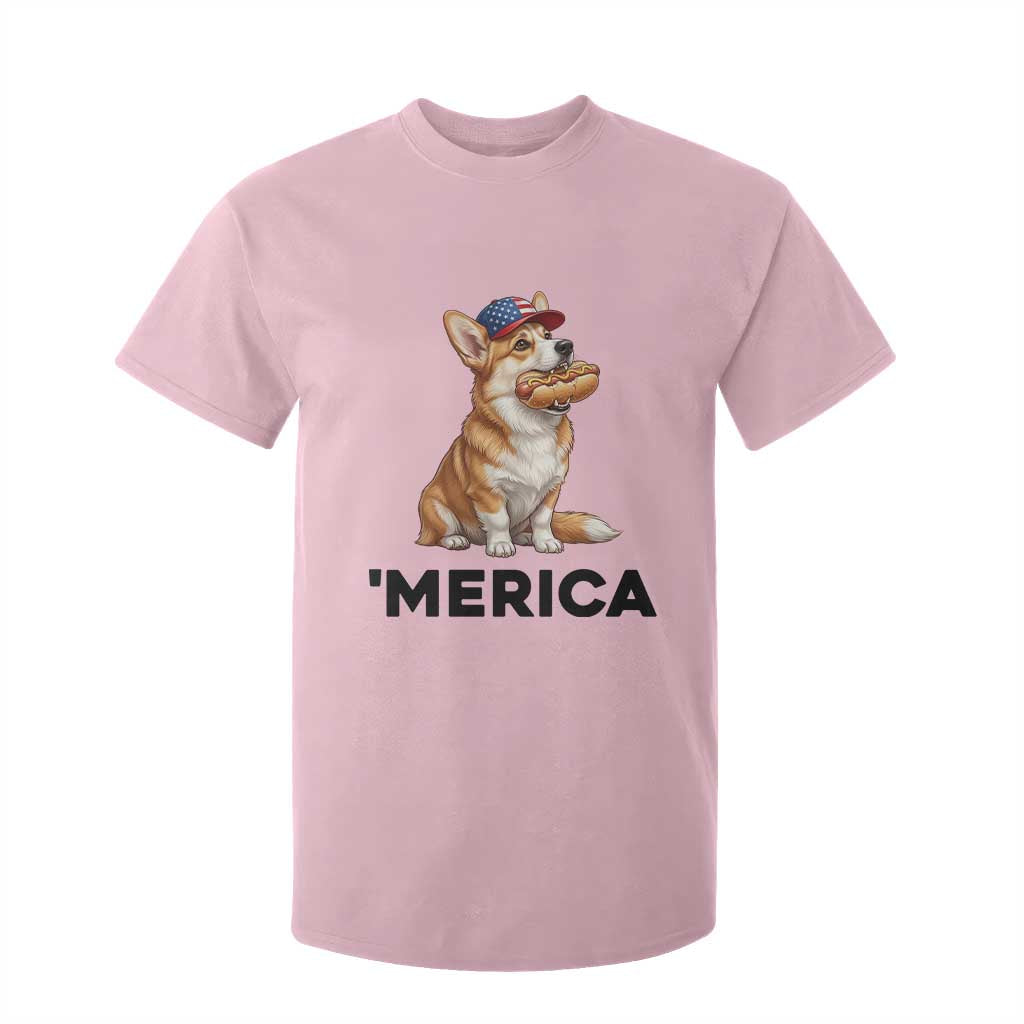 Funny Merica Corgi Lover 4th Of July T Shirt For Kid Patriotic Dog Gift