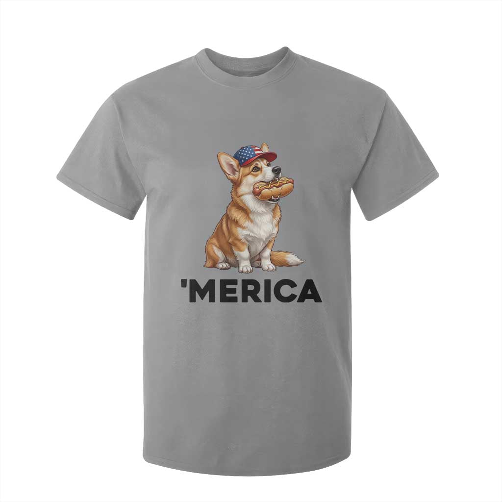 Funny Merica Corgi Lover 4th Of July T Shirt For Kid Patriotic Dog Gift