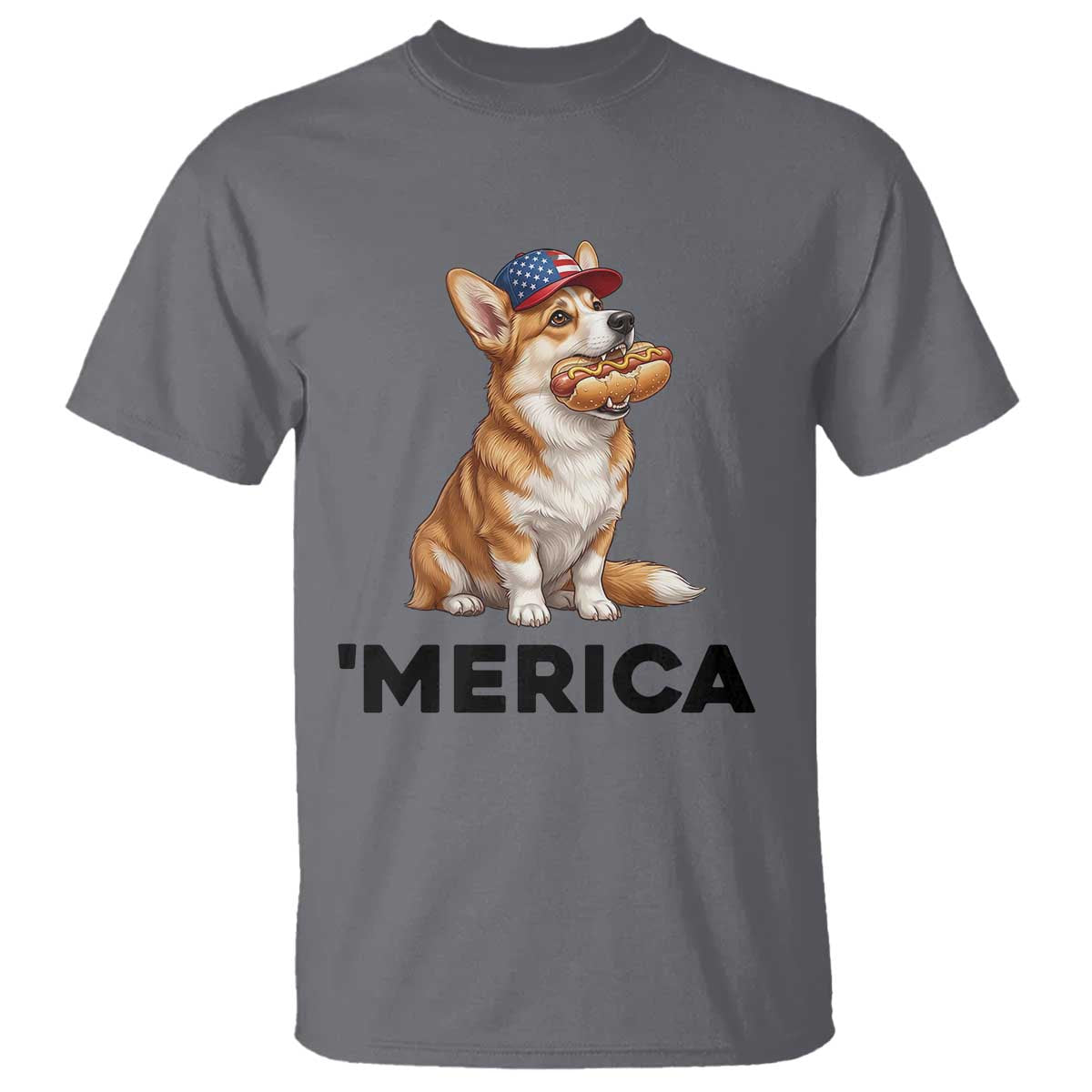 Funny Merica Corgi Lover 4th Of July T Shirt Patriotic Dog Gift