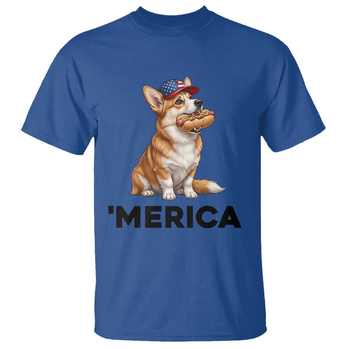Funny Merica Corgi Lover 4th Of July T Shirt Patriotic Dog Gift
