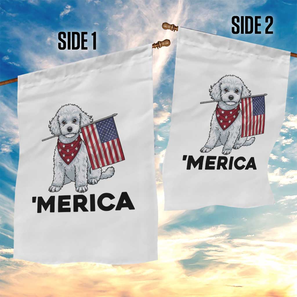 Merica Poodle Mom Dad Patriotic Gift Garden Flag 4th Of July Pride TS12 Print Your Wear